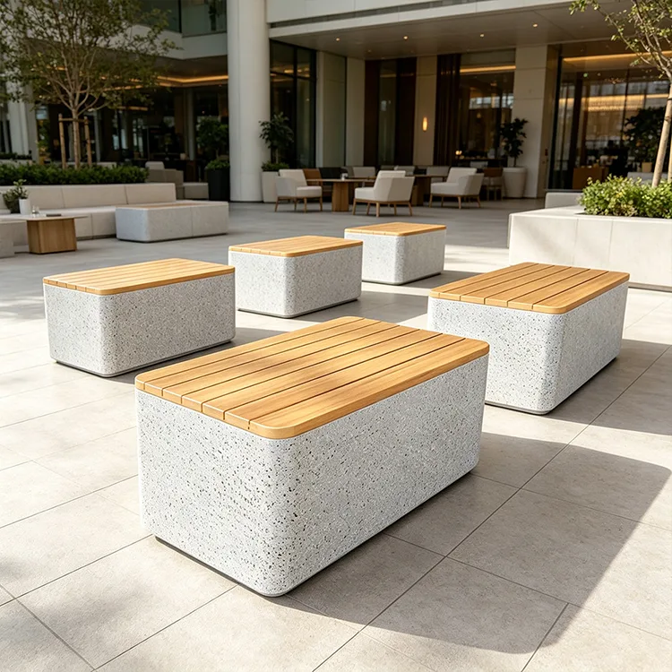 Commerciële FRP Terrazzo kubusbank