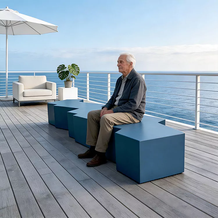 All Weather FRP Bench Indoor Outdoor Commercial Seating